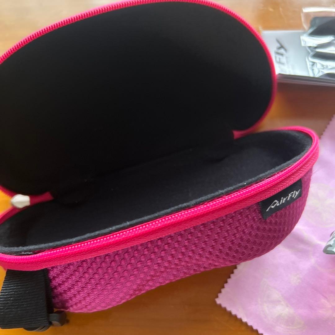 airFly サングラス　ピンク　オシャレスポーツ　サングラス