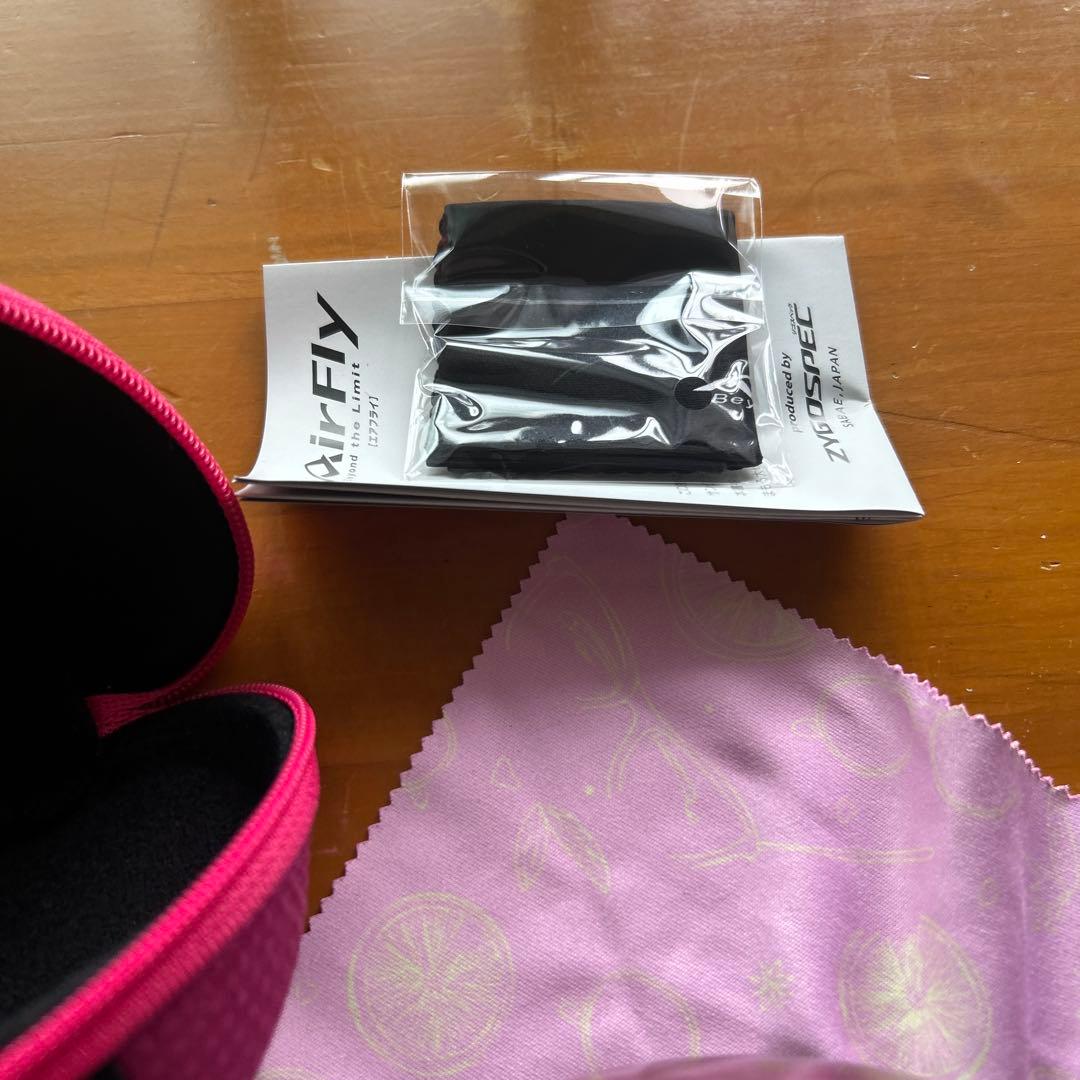 airFly サングラス　ピンク　オシャレスポーツ　サングラス