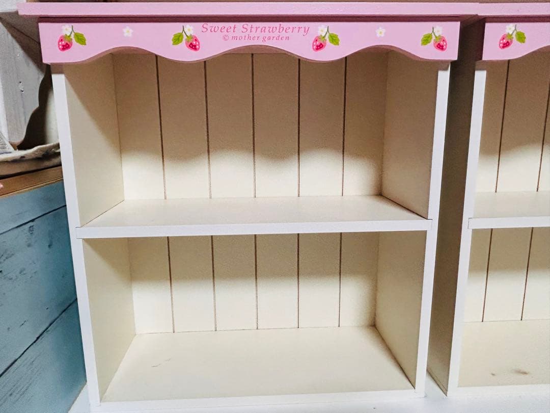 マザーガーデン Sweet Strawberry 苺 飾り棚 2個