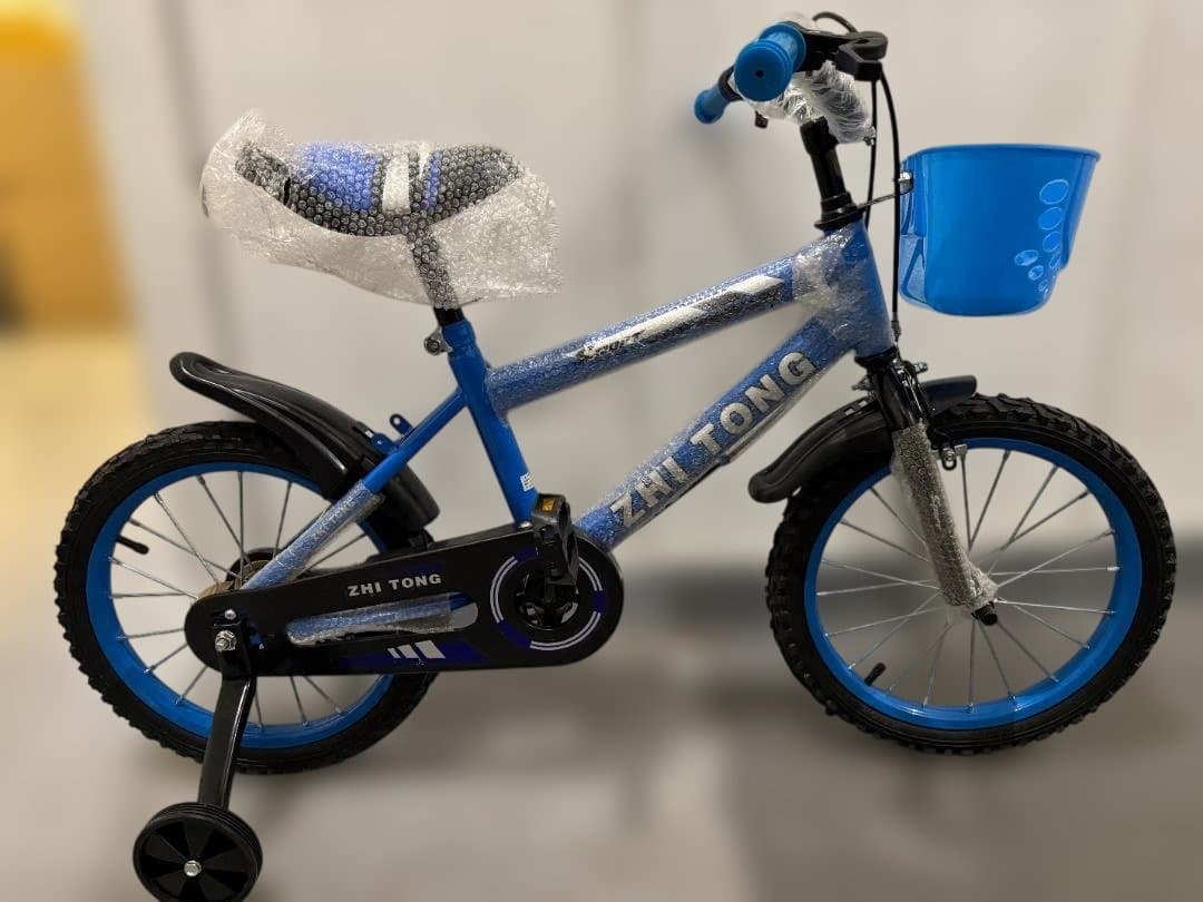 子供用自転車 青色
