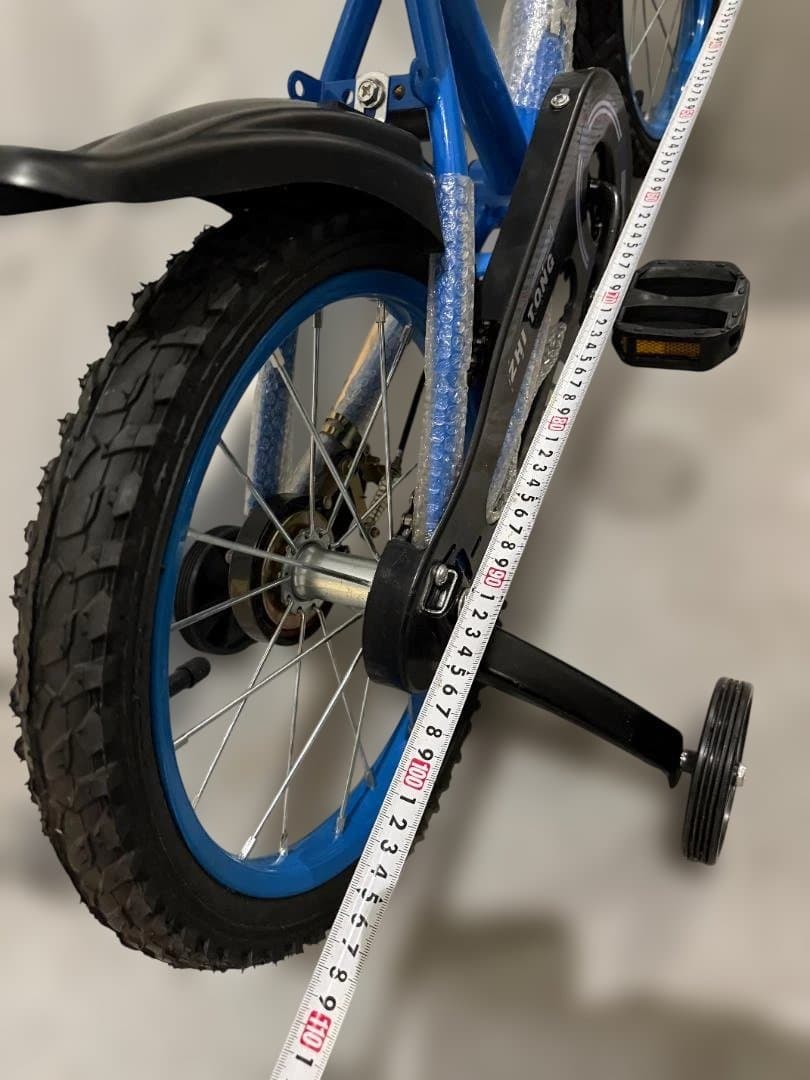 子供用自転車 青色