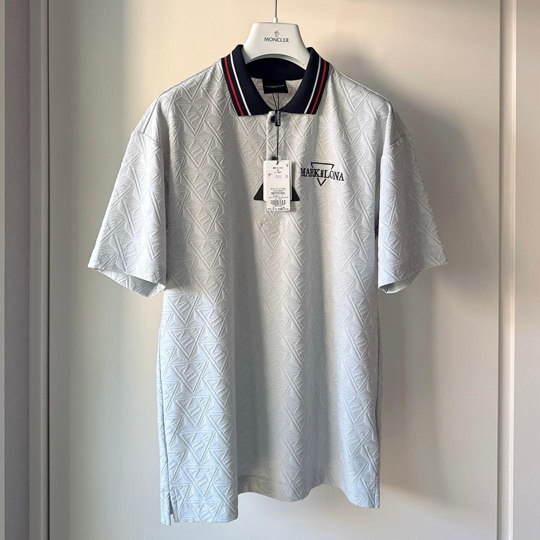 新品 ★ MARK&LONA コード ポロシャツ マーク&ロナ 正規品 グレー