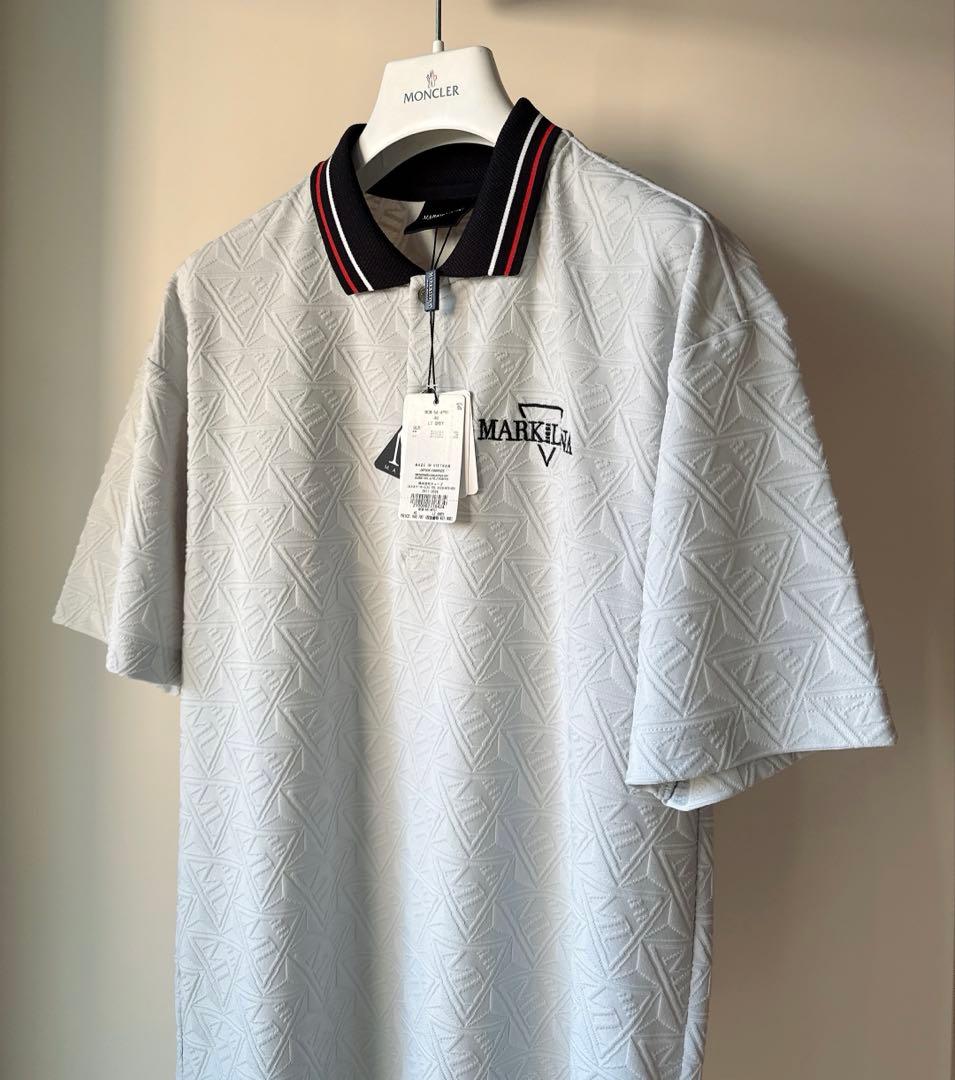 新品 ★ MARK&LONA コード ポロシャツ マーク&ロナ 正規品 グレー