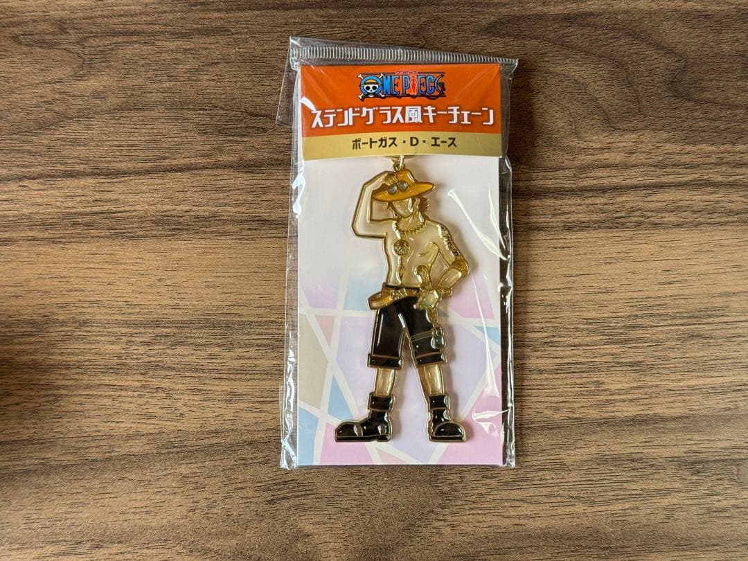 ONE PIECE エース グッズまとめ 缶バッジ スカーフ 新品
