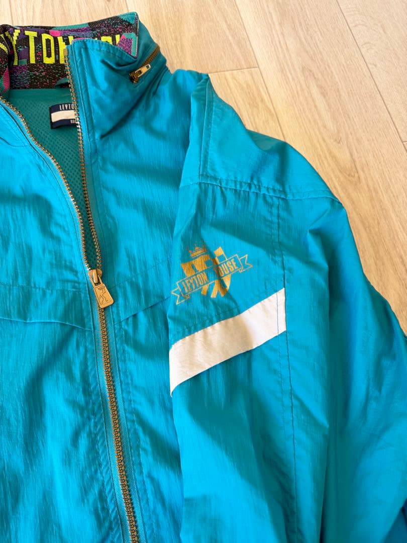 Leyton house 上下セットアップ ジャージ ブルー メンズL