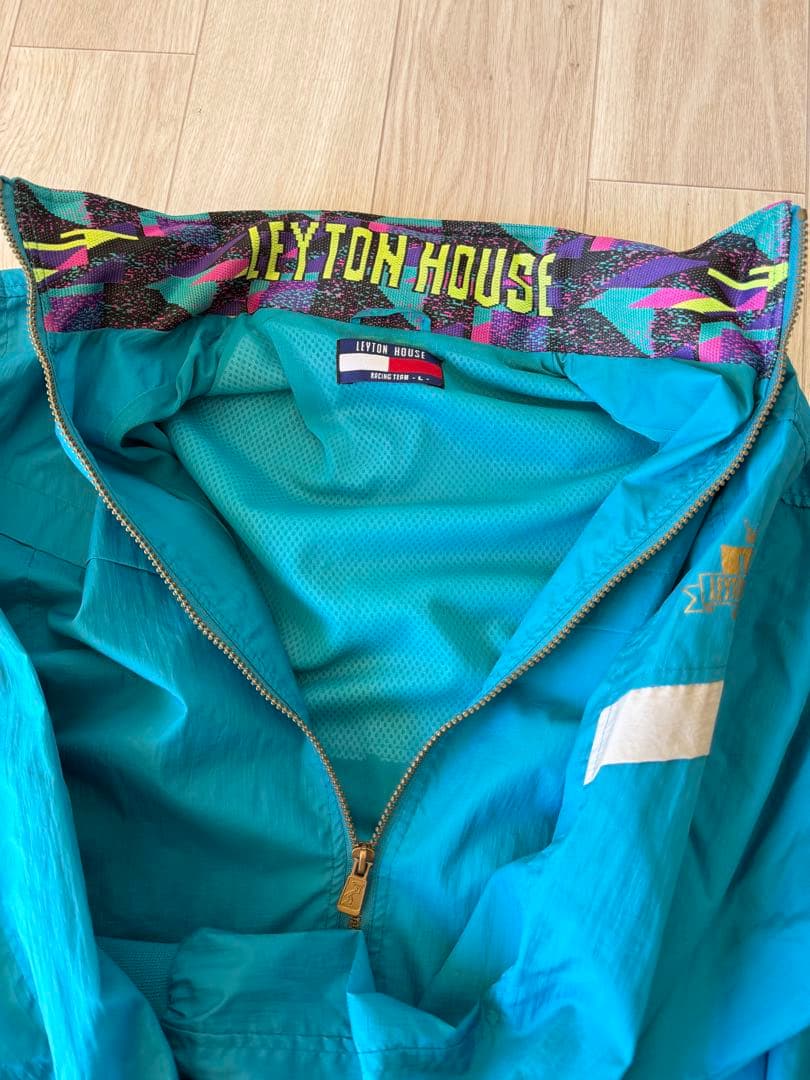 Leyton house 上下セットアップ ジャージ ブルー メンズL