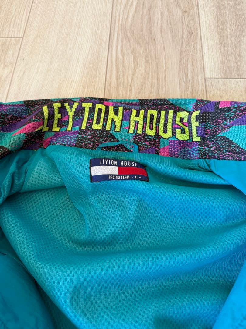 Leyton house 上下セットアップ ジャージ ブルー メンズL