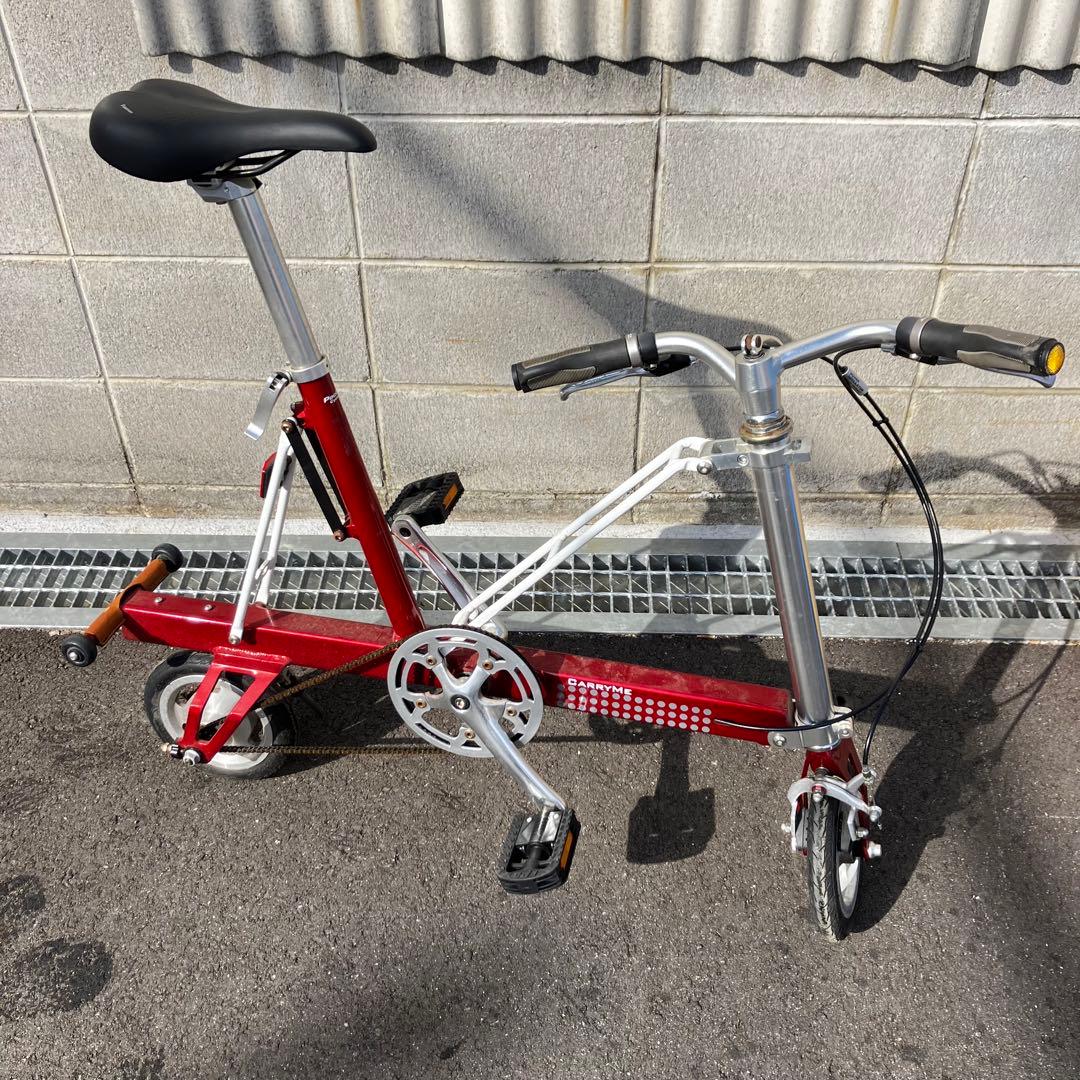 CarryMe 折りたたみ自転車 レッド キャリーミー
