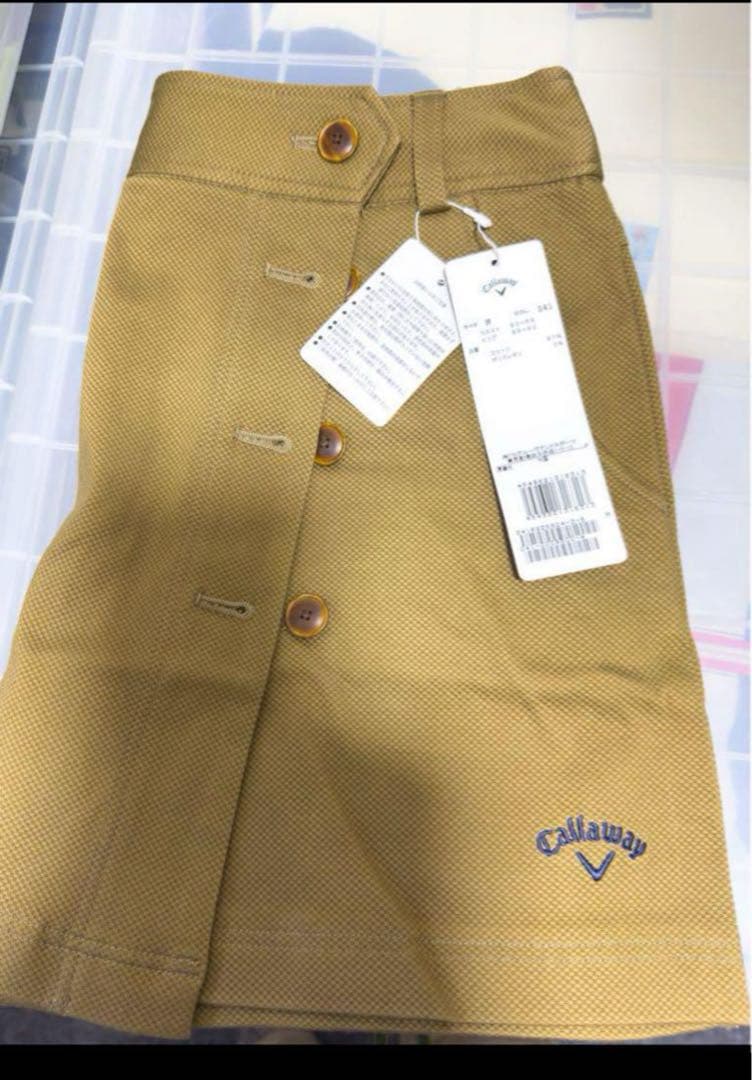 ２点セット【新品】キャロウェイ フリース 赤 セーター スカート〈特典有〉