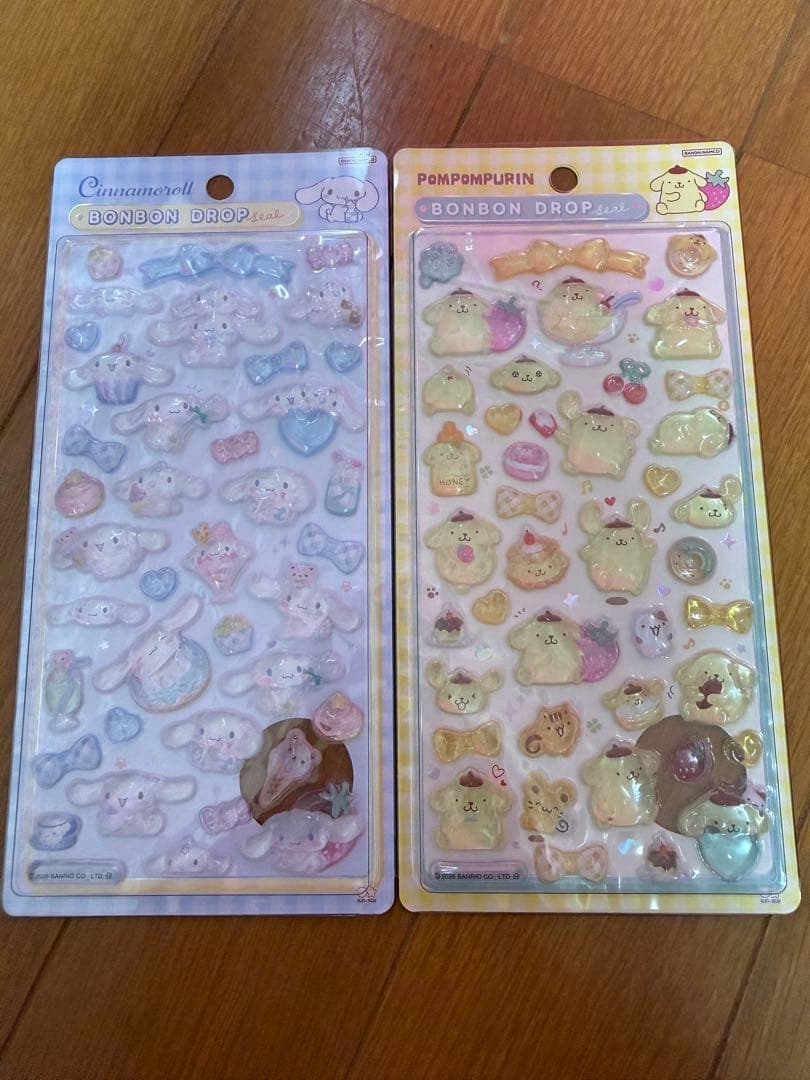 国内正規品　サンリオ ボンボンドロップシール 第2弾