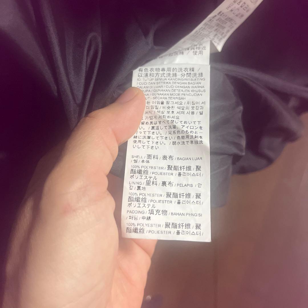 《寒いので値下げしました♪》PUMA ブラック ベンチコート フード付き