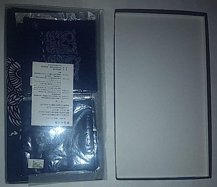 新品　伊砂久二雄　型絵染め　テーブルセンター&コースター４点セット　フクロウ