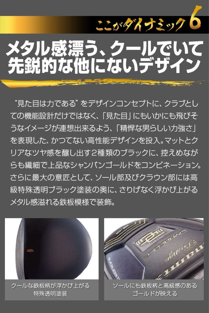 ★爆飛び20Yアップ★の 高反発 誕生！ダイナミクス プレステージ ドライバー