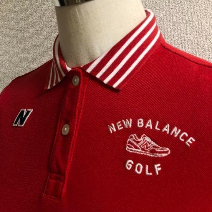 ニューバランスゴルフ スポーツ ポロシャツ レディース レッド サイズ0