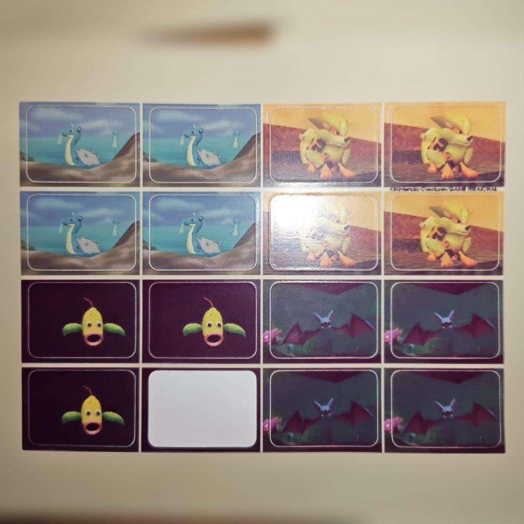 ポケモンスナップ シール セット レア 希少 ニンテンドー64 平成 レトロ