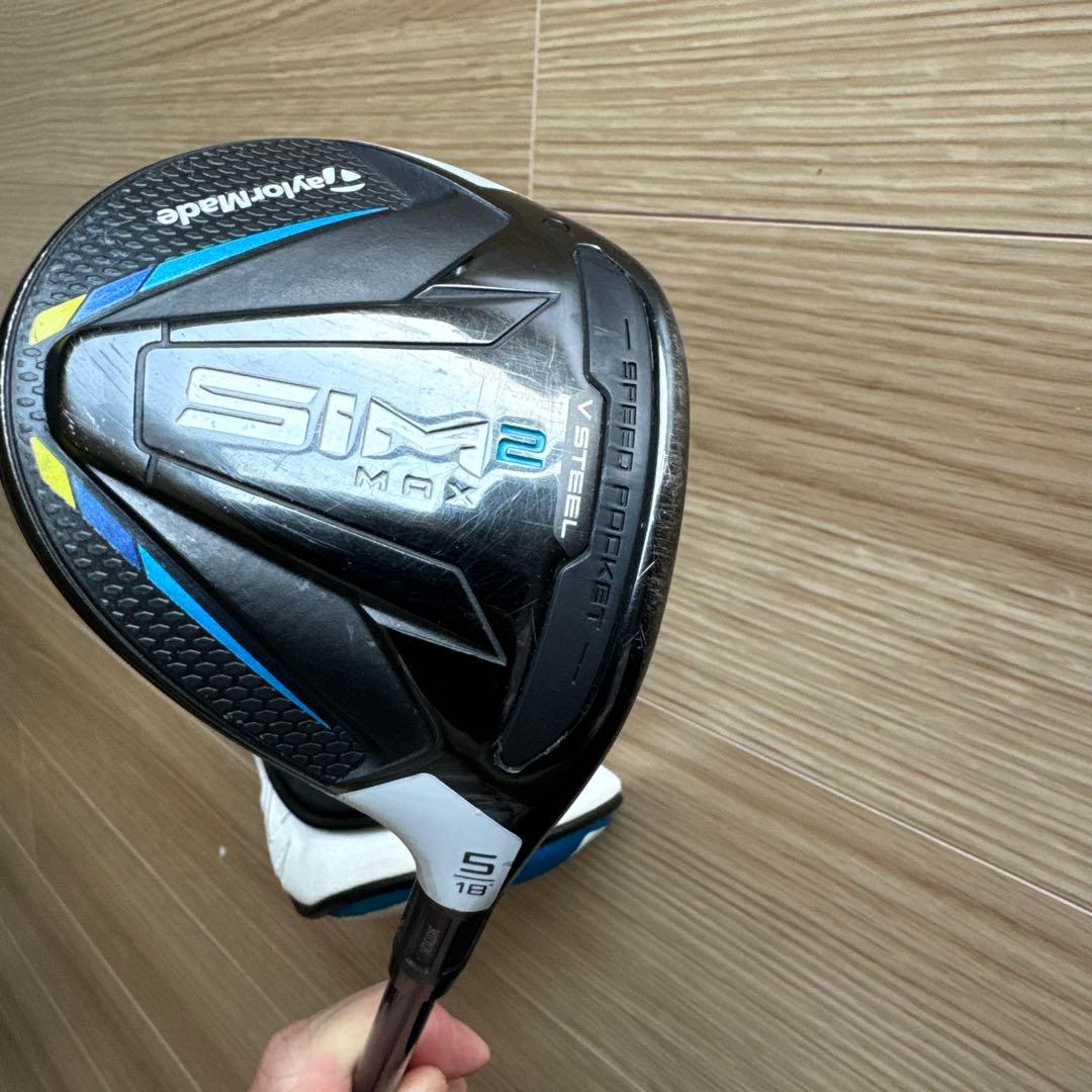 TaylorMade SIM2 MAX フェアウェイウッド 18度　5番ベンタス