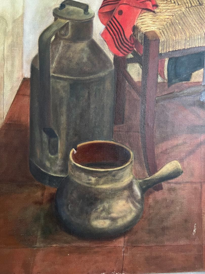 MEIJENDONK ALF 静物画 1981年制作アンティークショップ購入絵画
