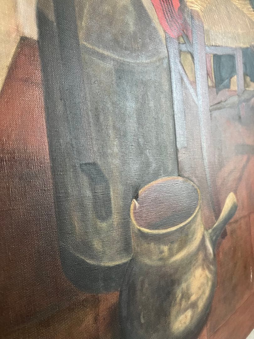 MEIJENDONK ALF 静物画 1981年制作アンティークショップ購入絵画