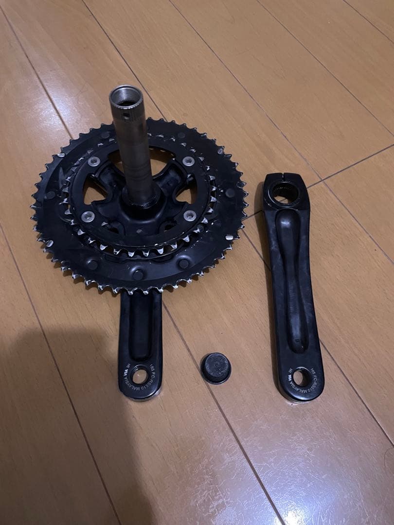 Shimano RS510 165mm 50-34Tクランクセット ブラック