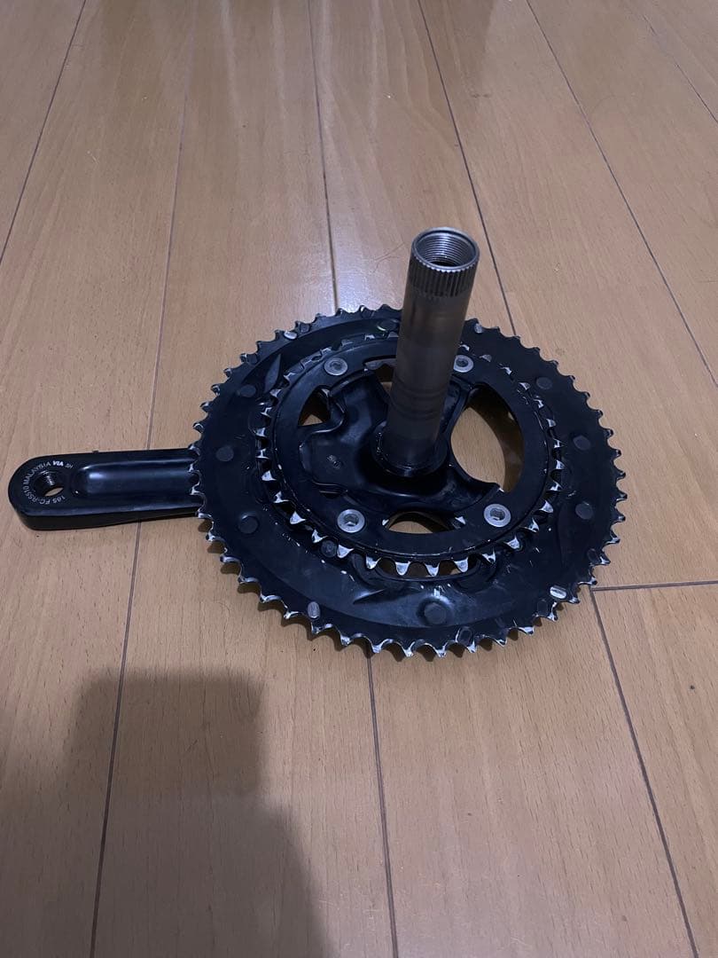 Shimano RS510 165mm 50-34Tクランクセット ブラック