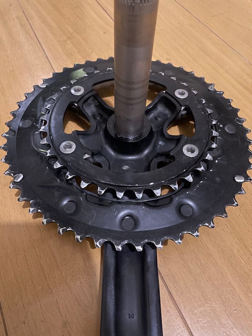 Shimano RS510 165mm 50-34Tクランクセット ブラック