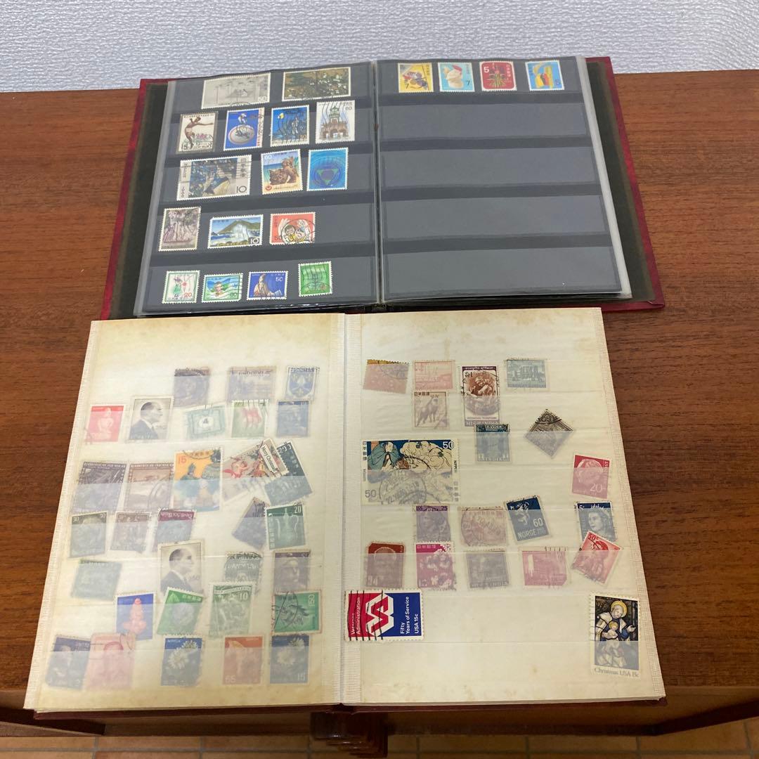 切手　コレクション　アルバム　2冊　まとめ売り