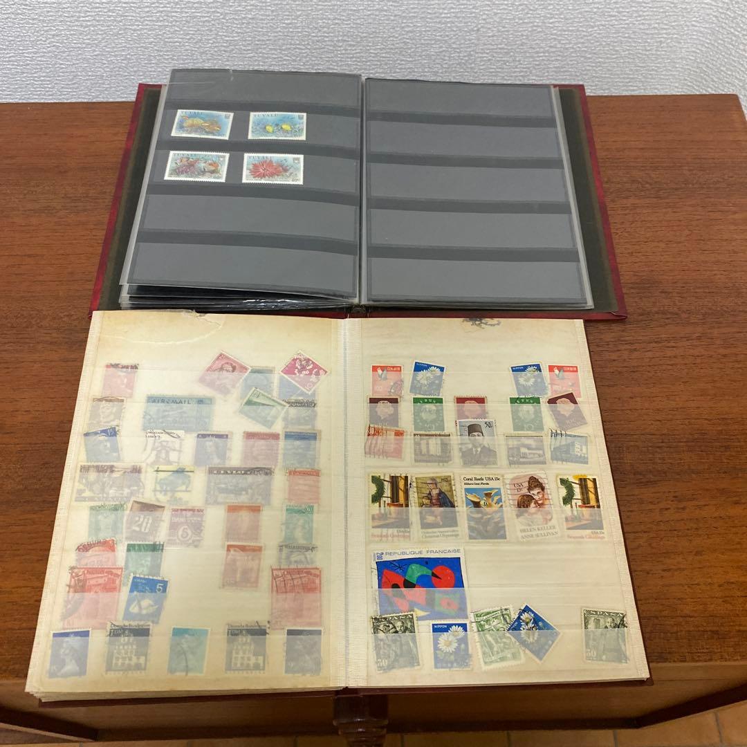 切手　コレクション　アルバム　2冊　まとめ売り