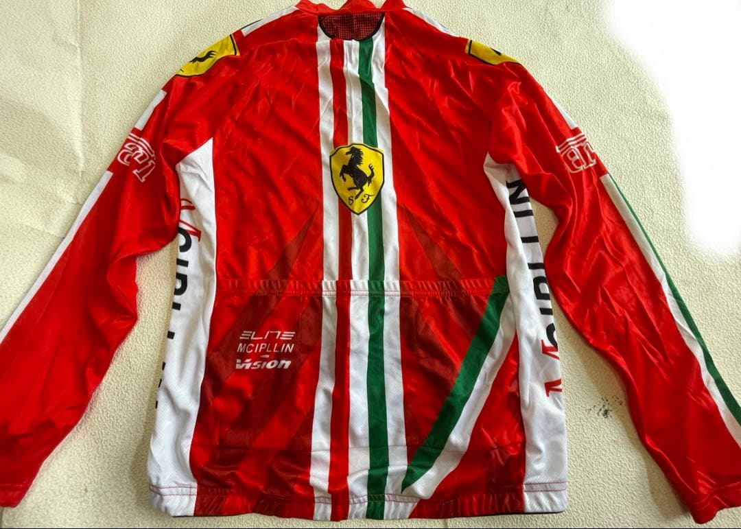 フェラーリ　サイクリングシャッツウェア　サイズL