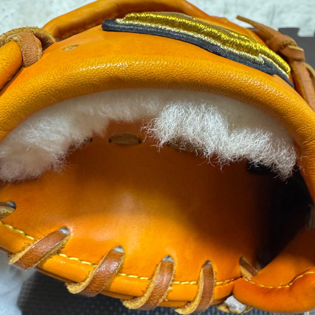 MIZUNO PRO 軟式　グローブ　右投げ　カラー(オレンジ系) ミズノプロ