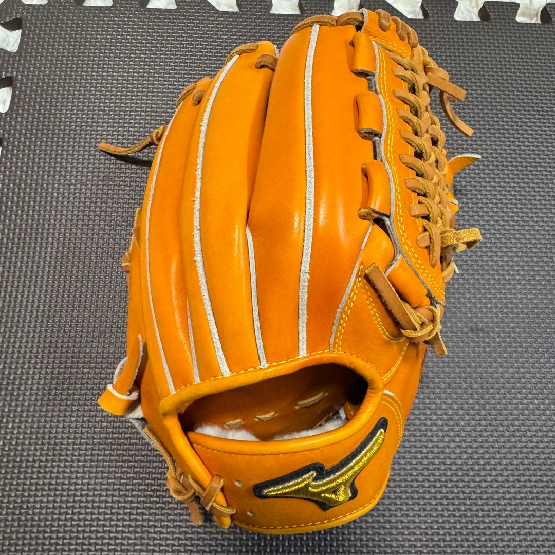 MIZUNO PRO 軟式　グローブ　右投げ　カラー(オレンジ系) ミズノプロ