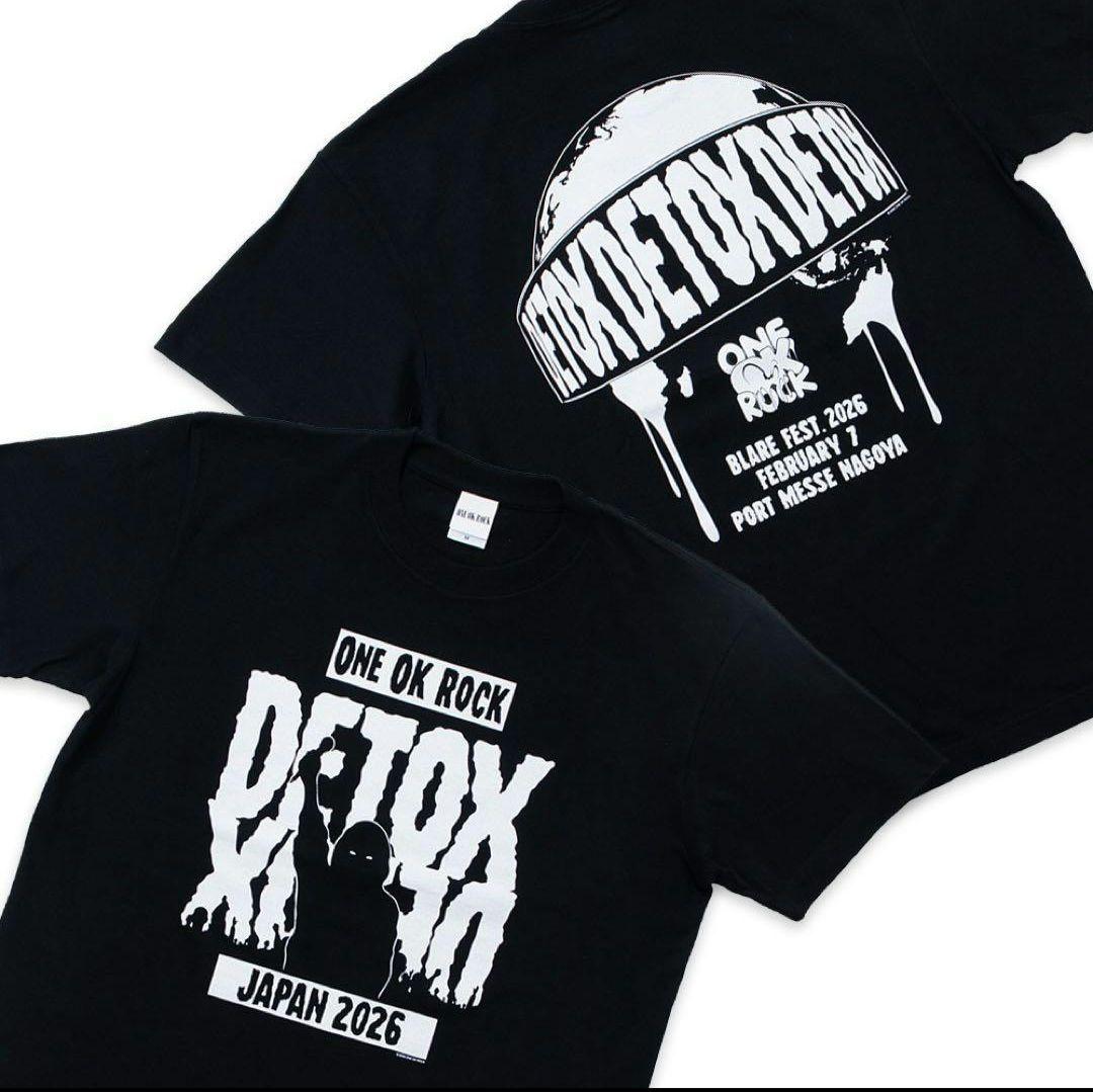 ONE OK ROCK DETOX BLARE FEST Tシャツ 黒 XL