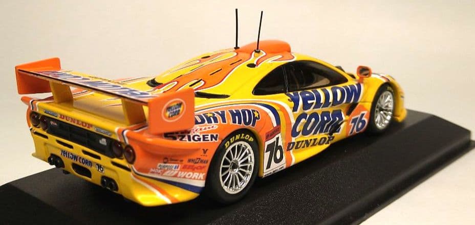 ★希少【ミニチャンプス】1/43 マクラーレンf1　GTR イエローコーン