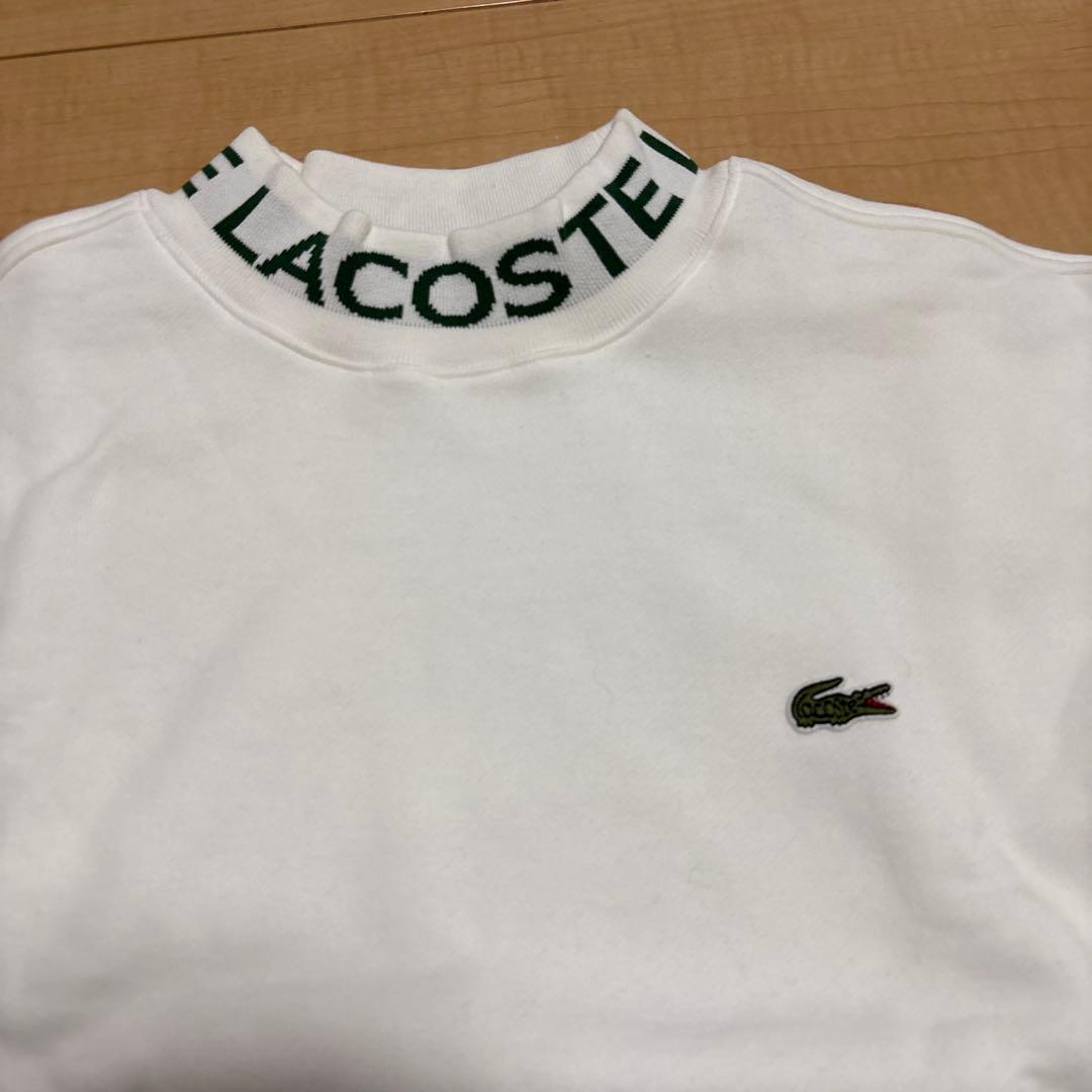 LACOSTE BEAMS GOLF ロゴ モックネック スウェットシャツ