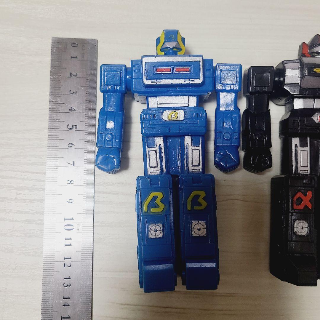 ポピー 光速電神アルベガス　αロボ　βロボ　ガンマロボ　1983年　当時物　3体