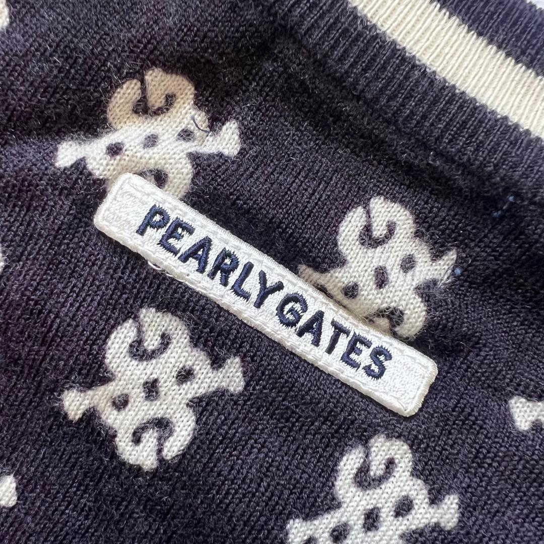 Pearly Gates パーリーゲイツ　モノグラム柄　ニット　セーター　ゴルフ