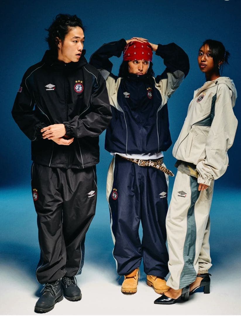 9090 × umbro Gradation Nylon Jacket