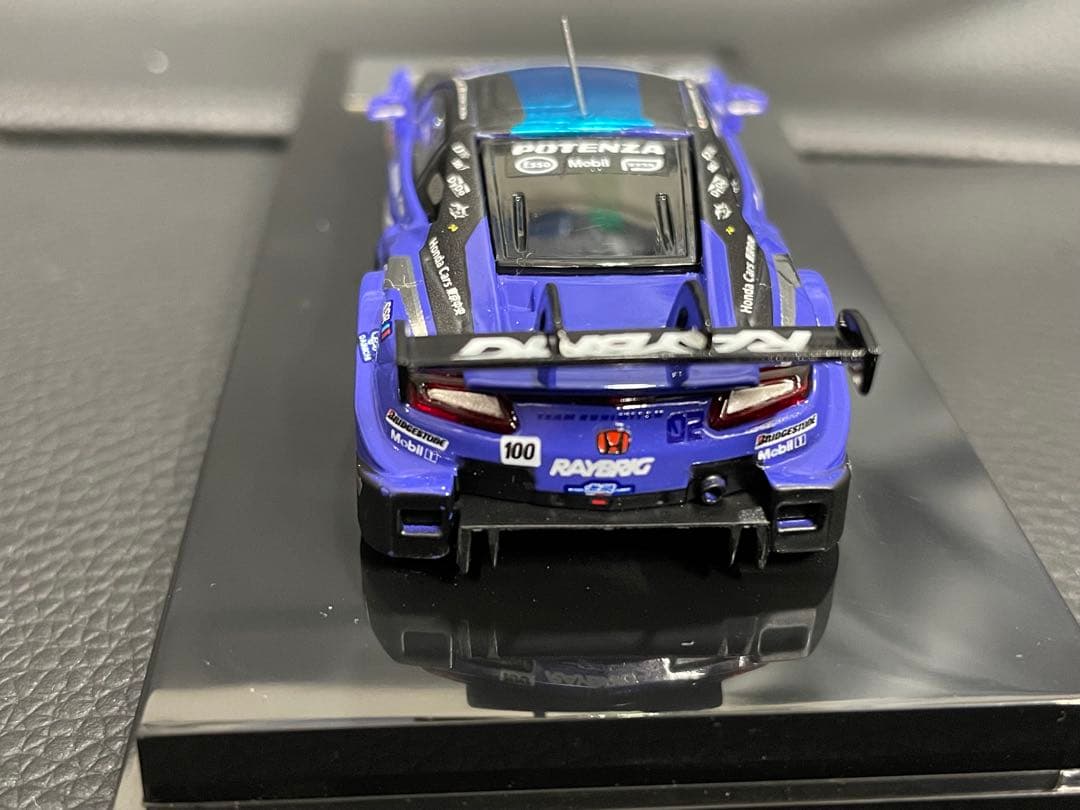 スーパー GT ホンダ NSX ブルー 青 1/64 ミニカー