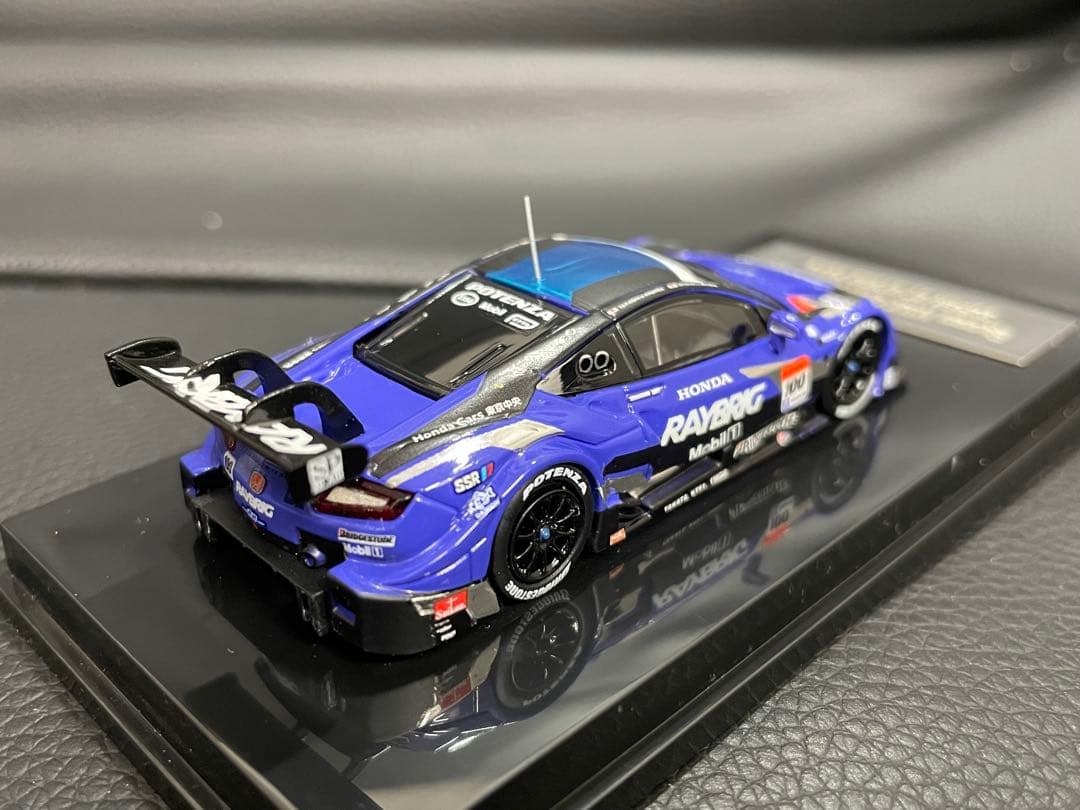 スーパー GT ホンダ NSX ブルー 青 1/64 ミニカー