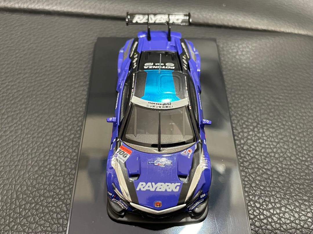 スーパー GT ホンダ NSX ブルー 青 1/64 ミニカー