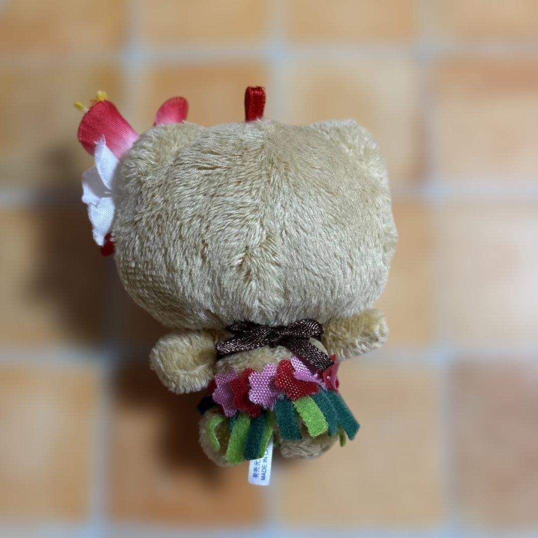 サンリオ ハローキティ ハワイ ぬいぐるみ 日焼け ハイビスカス マスコット