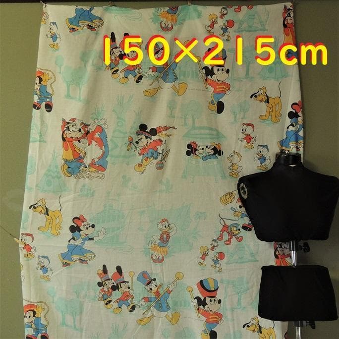 【ビンテージシーツ⑥】ディズニー　ミッキー　ミニー　レア　シーツ
