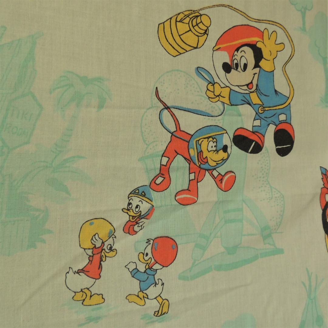 【ビンテージシーツ⑥】ディズニー　ミッキー　ミニー　レア　シーツ