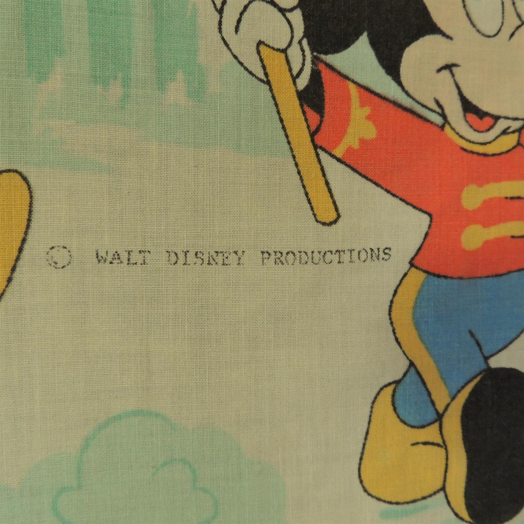 【ビンテージシーツ⑥】ディズニー　ミッキー　ミニー　レア　シーツ