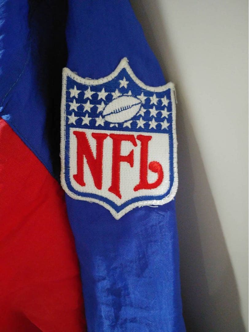 NFL·ニューヨーク·ジャイアンツ·ジャケット　M　青×赤