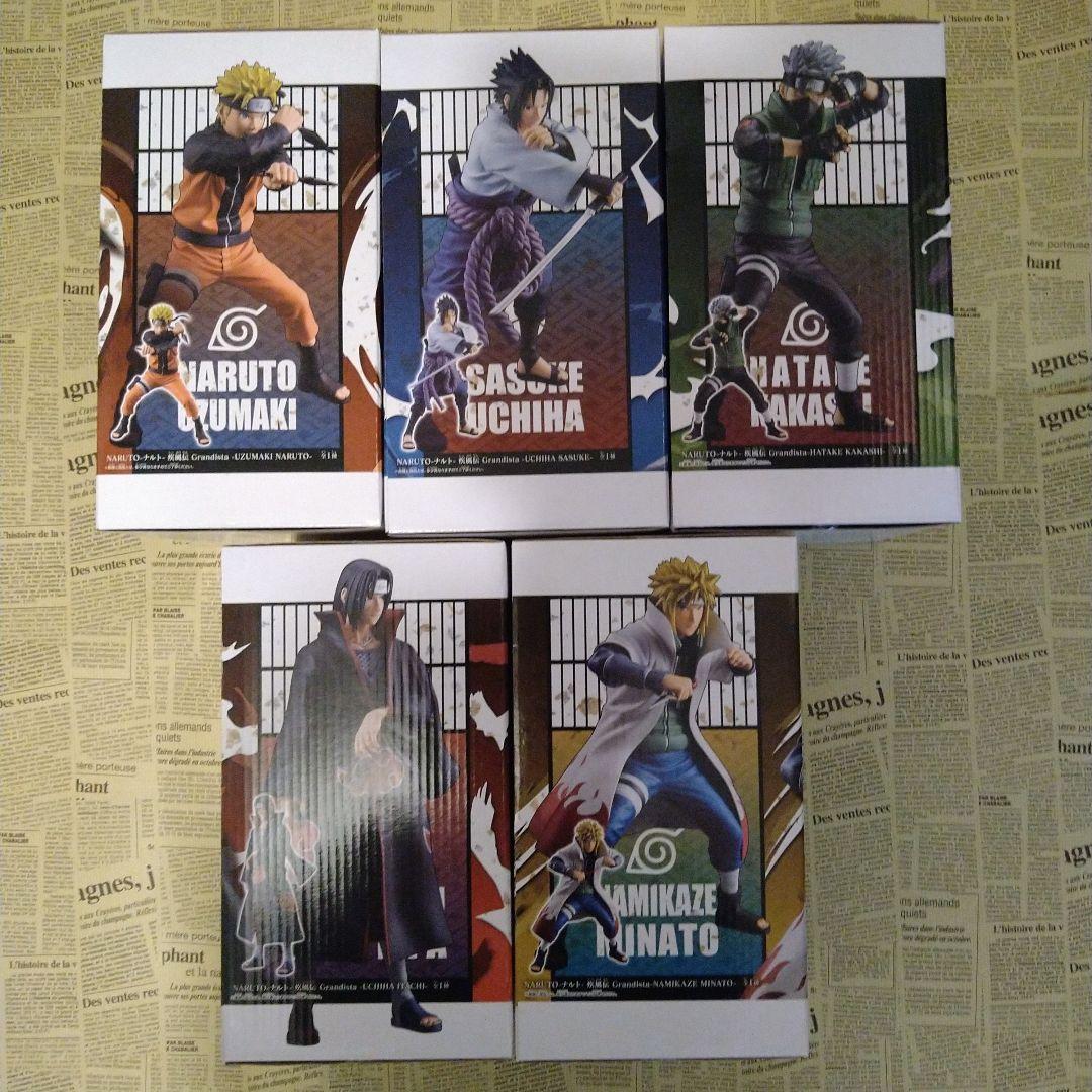 NARUTO　フィギュアセット　グランディスタ　5種