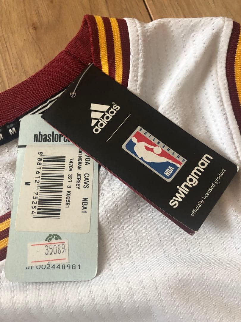 【未使用タグ付】レブロン　CAVS ユニフォーム　白