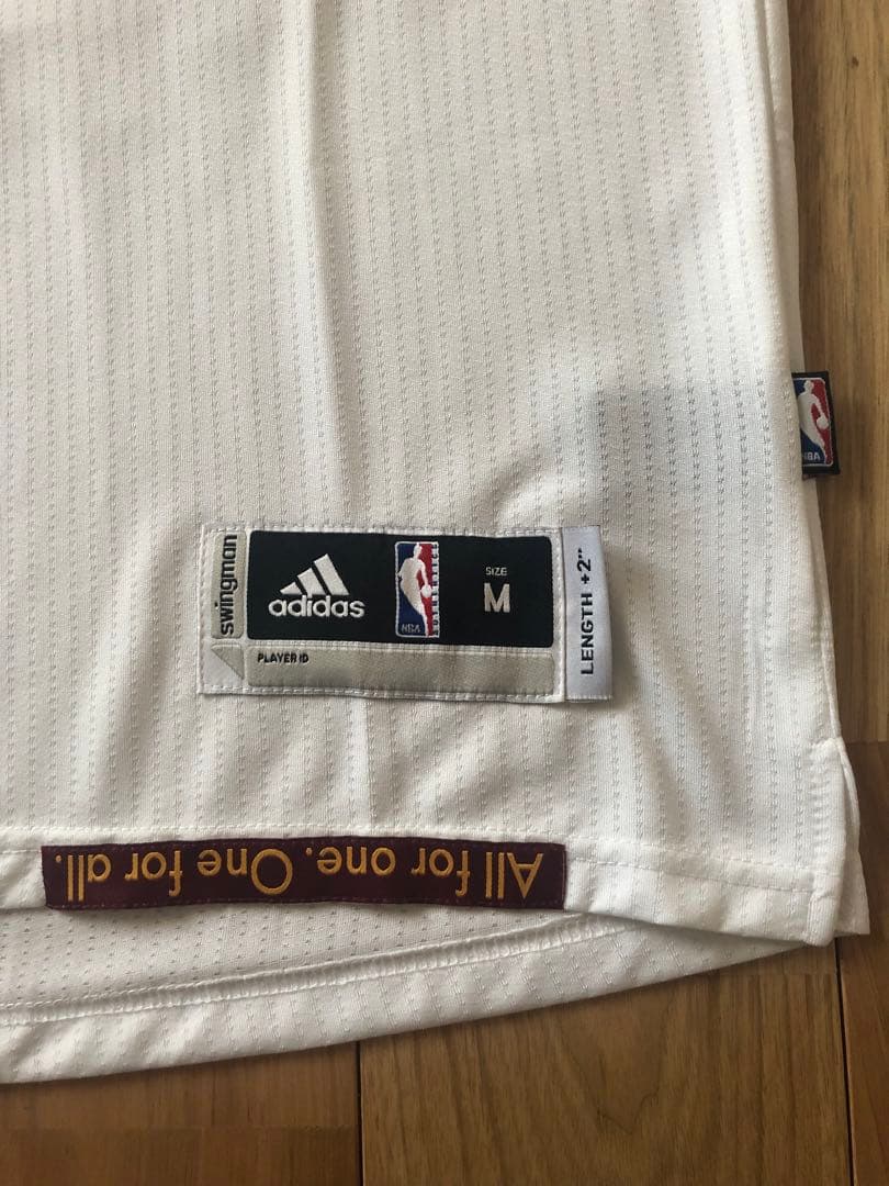【未使用タグ付】レブロン　CAVS ユニフォーム　白