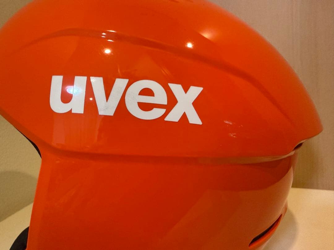 UVEX FIS対応 58-59 レーシングヘルメット チンガード付