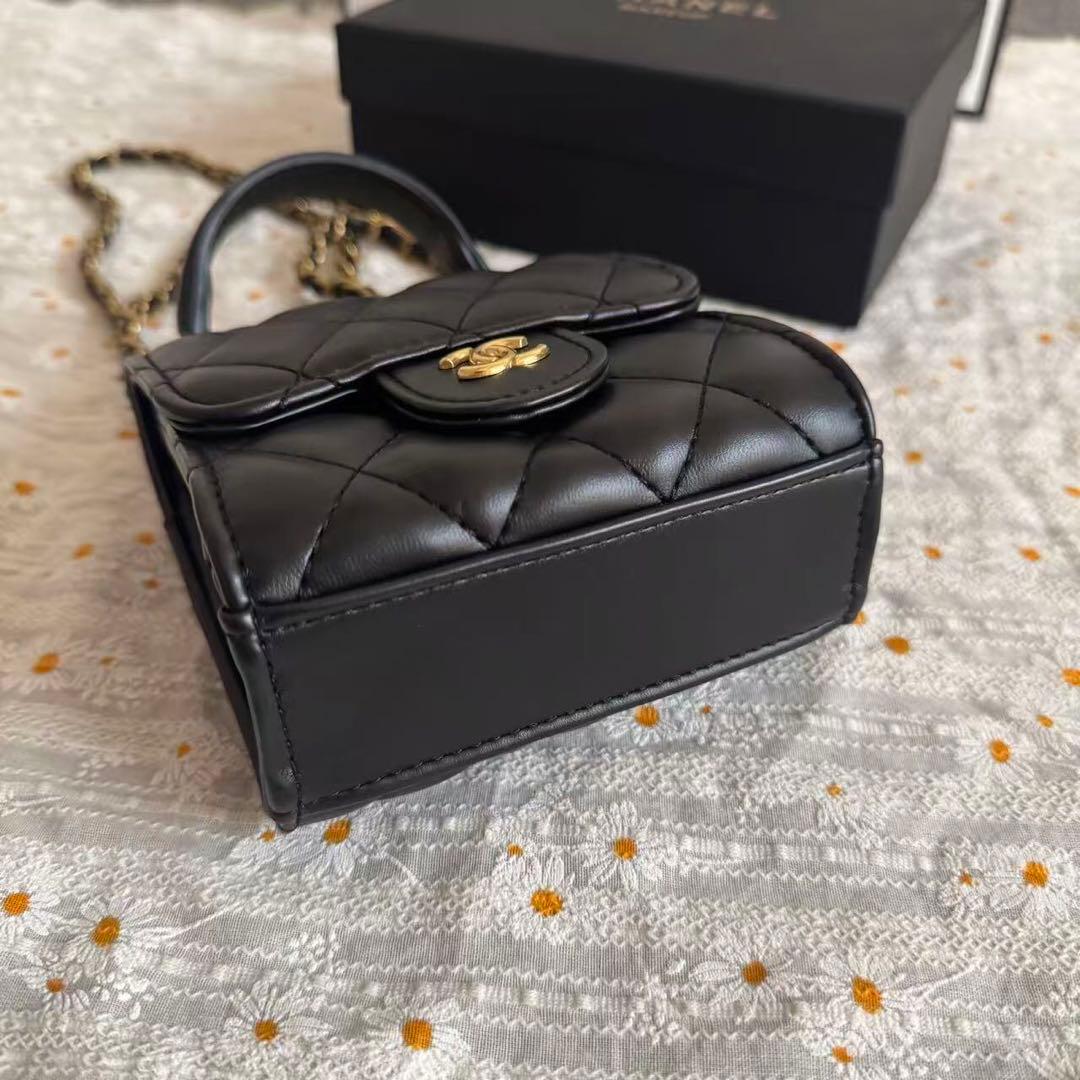 CHANEL ノベルティ ミニバッグ チェーンショルダーバッグ ブラック