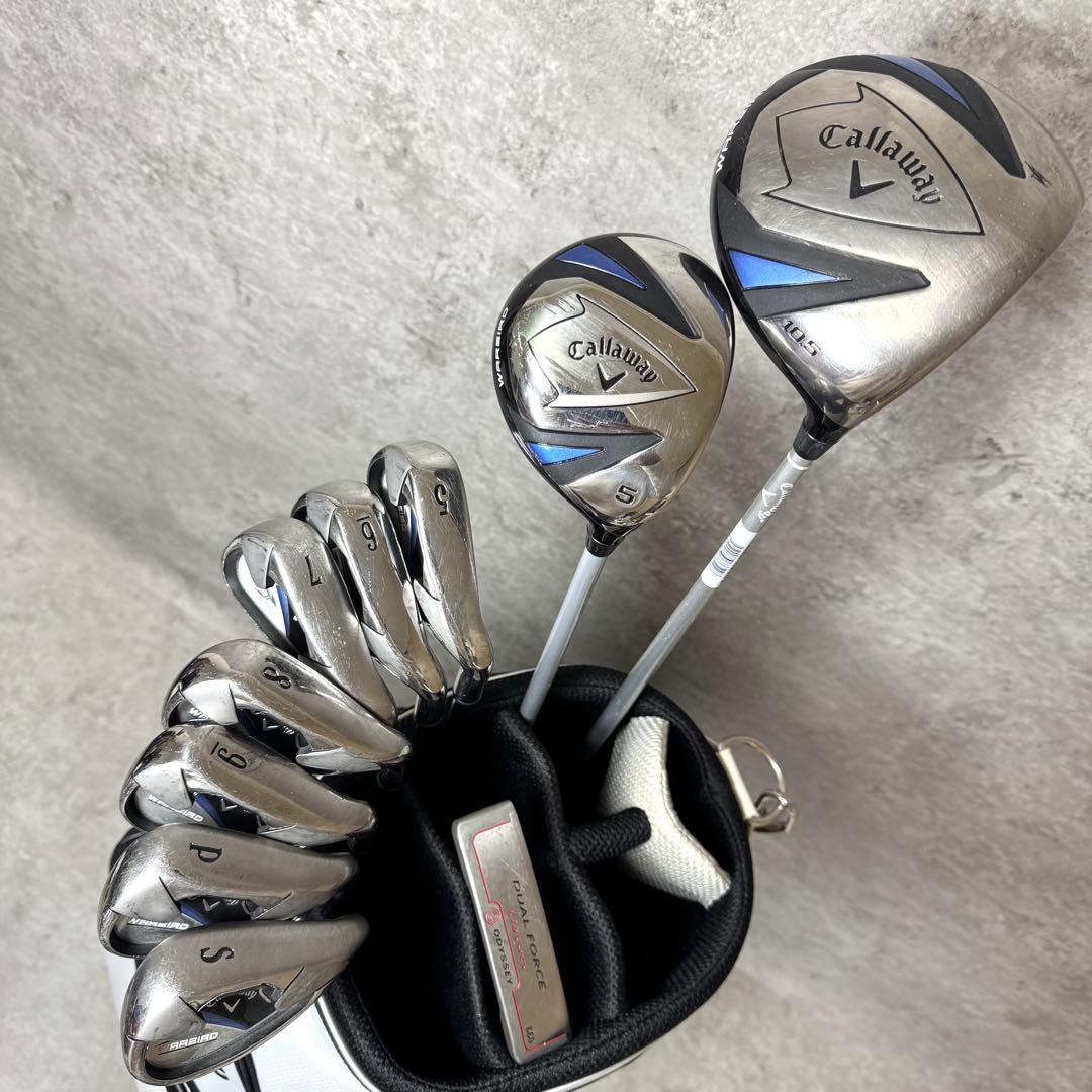 Callaway WARBIRD フレックスS 10本 クラブセット 青